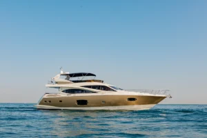 Private Yacht mit Essen in Dubai: Frühstück, Lunch, BBQ & Buffet an Bord