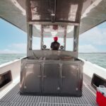 Private fishing boat in Dubai – helm shade